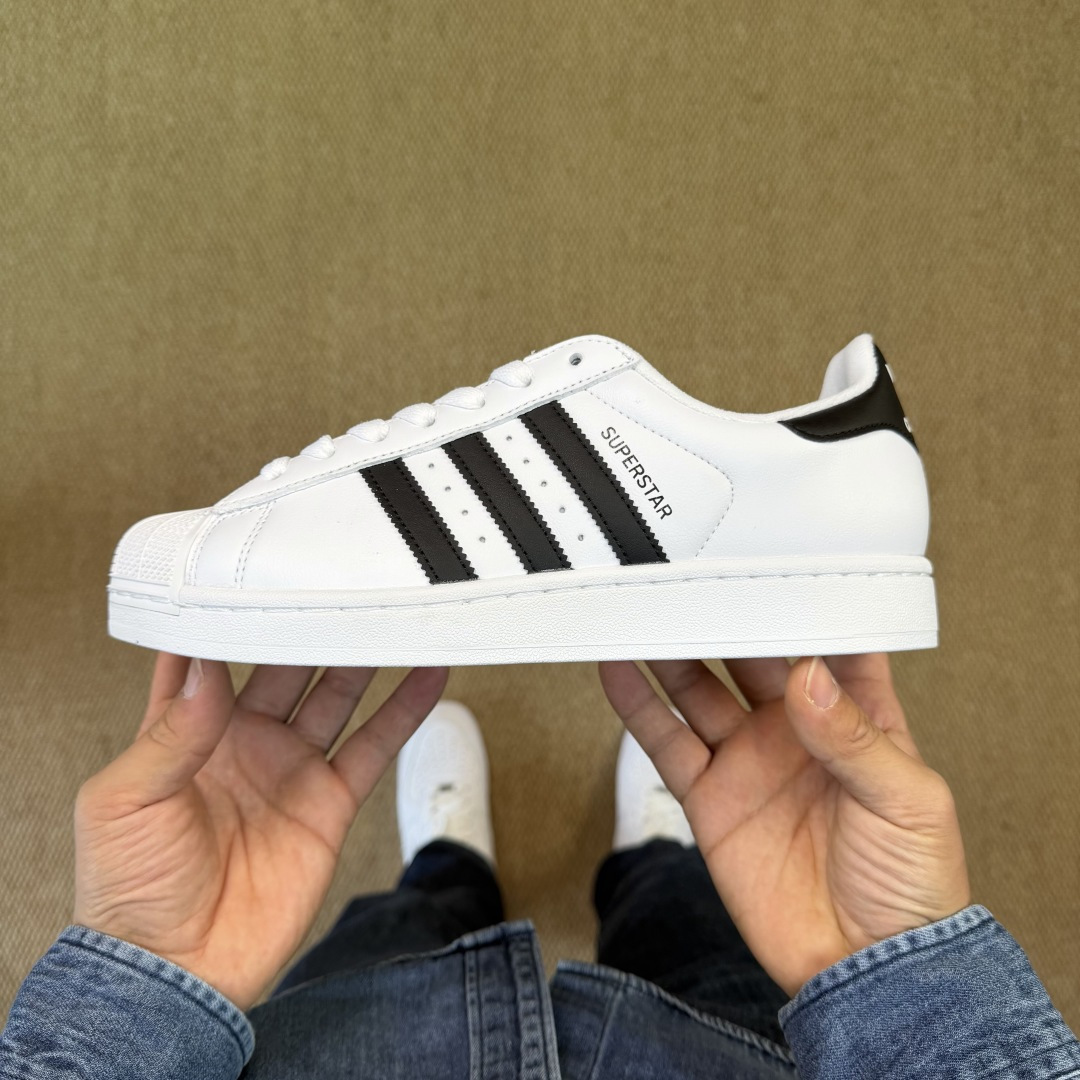 纯原订单！金标贝壳头白色 adlidas originals Superstar 经典永存！货号：JH9
