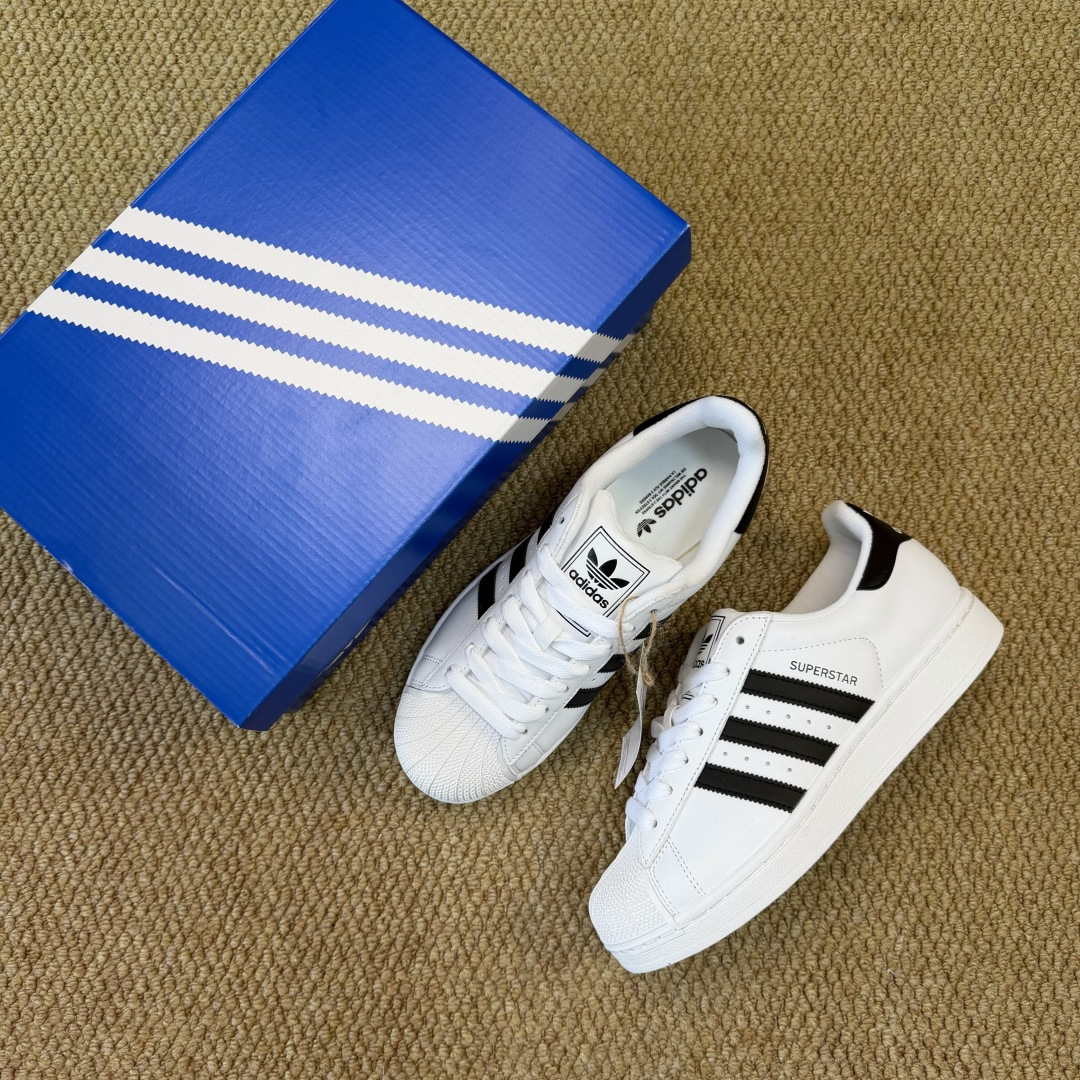 纯原订单！金标贝壳头白色 adlidas originals Superstar 经典永存！货号：JH9