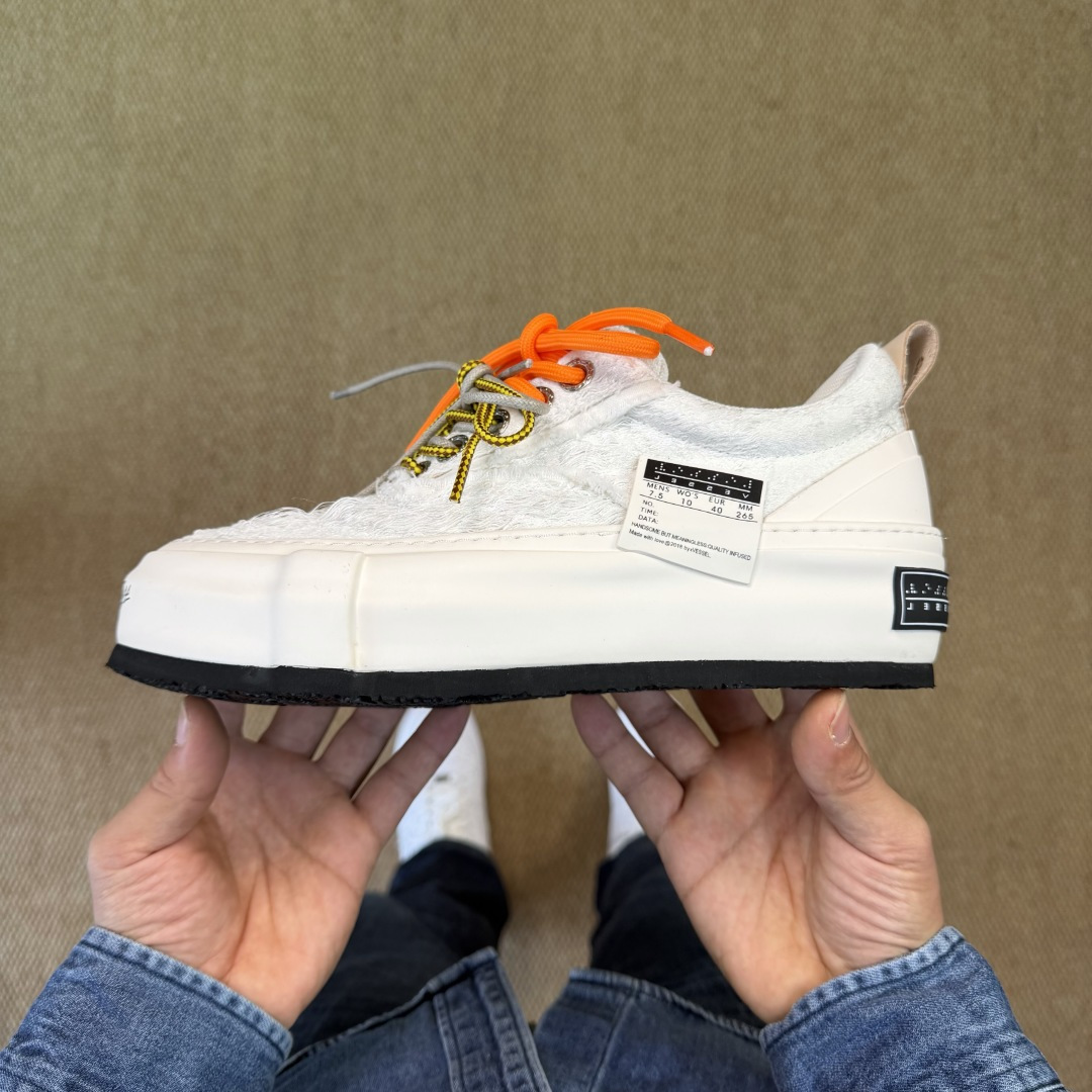 VESSEL x Snowflake 吴建豪联名 雪花酥厚底增高板鞋#5cm隐形厚底暗藏心机，显高显腿长