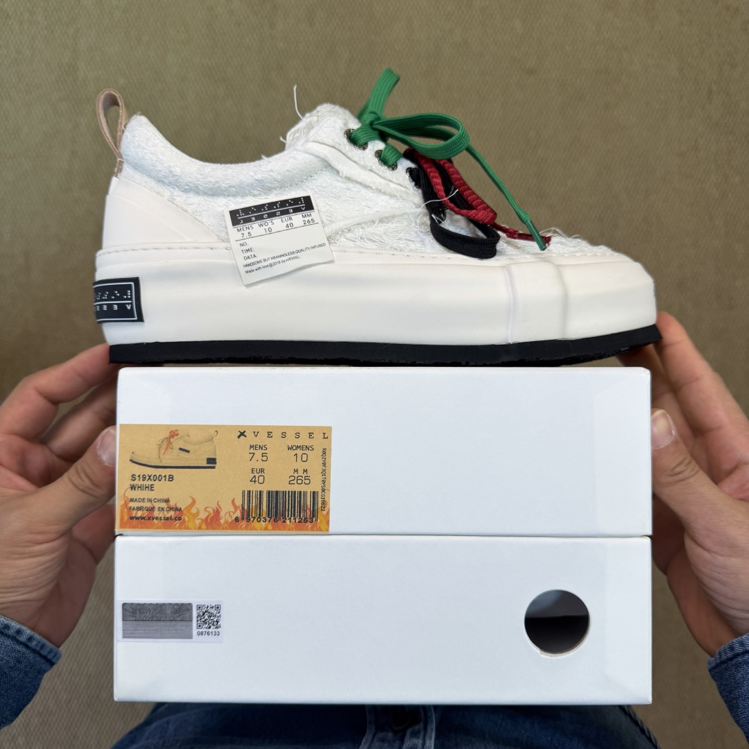 VESSEL x Snowflake 吴建豪联名 雪花酥厚底增高板鞋#5cm隐形厚底暗藏心机，显高显腿长