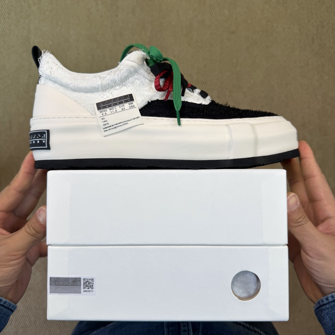 VESSEL x Snowflake 吴建豪联名 雪花酥厚底增高板鞋#5cm隐形厚底暗藏心机，显高显腿长