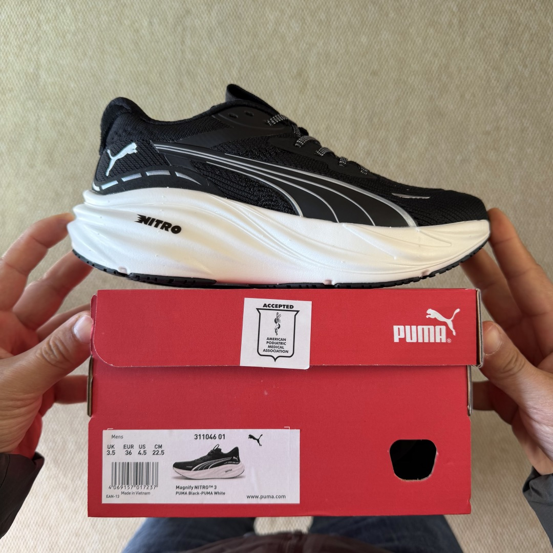 PUMA彪马 Magnify Nitro 3 跑鞋舒适百搭经典 低帮跑步鞋货号：-01尺码：36-45带