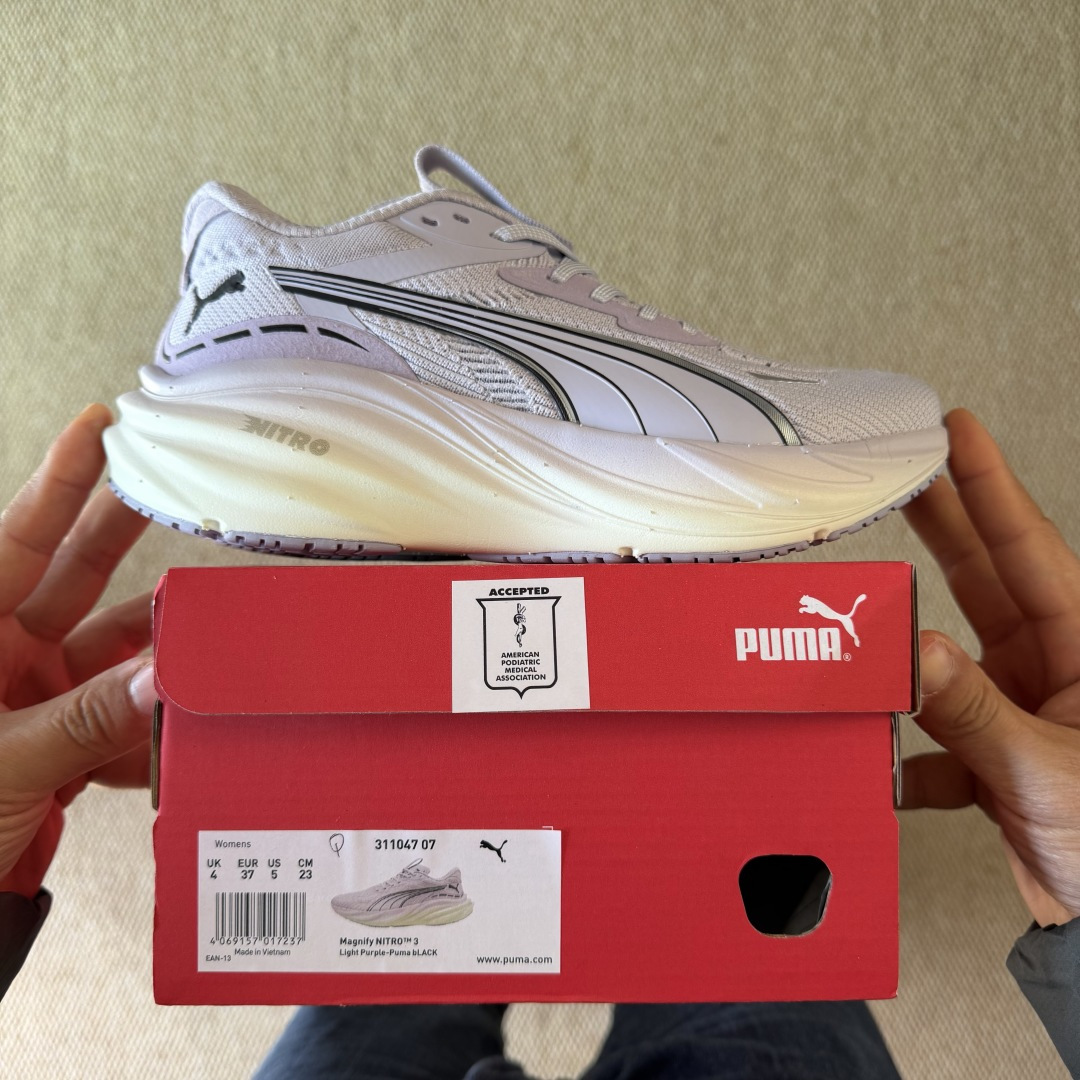 PUMA彪马 Magnify Nitro 3 跑鞋舒适百搭经典 低帮跑步鞋货号：-07尺码：36-40带