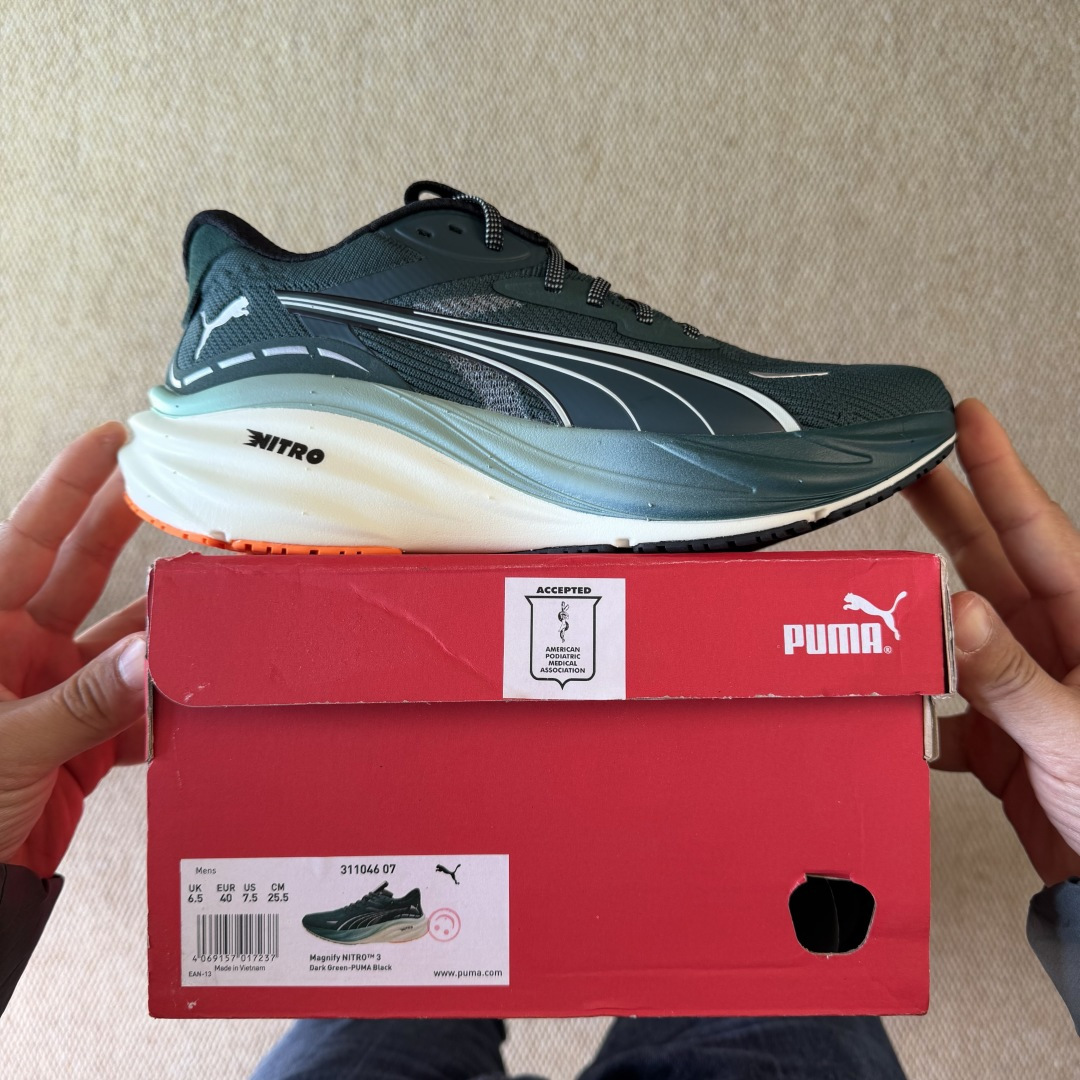 PUMA彪马 Magnify Nitro 3 跑鞋第5色:绿色货号：-07尺码：36-45带半码