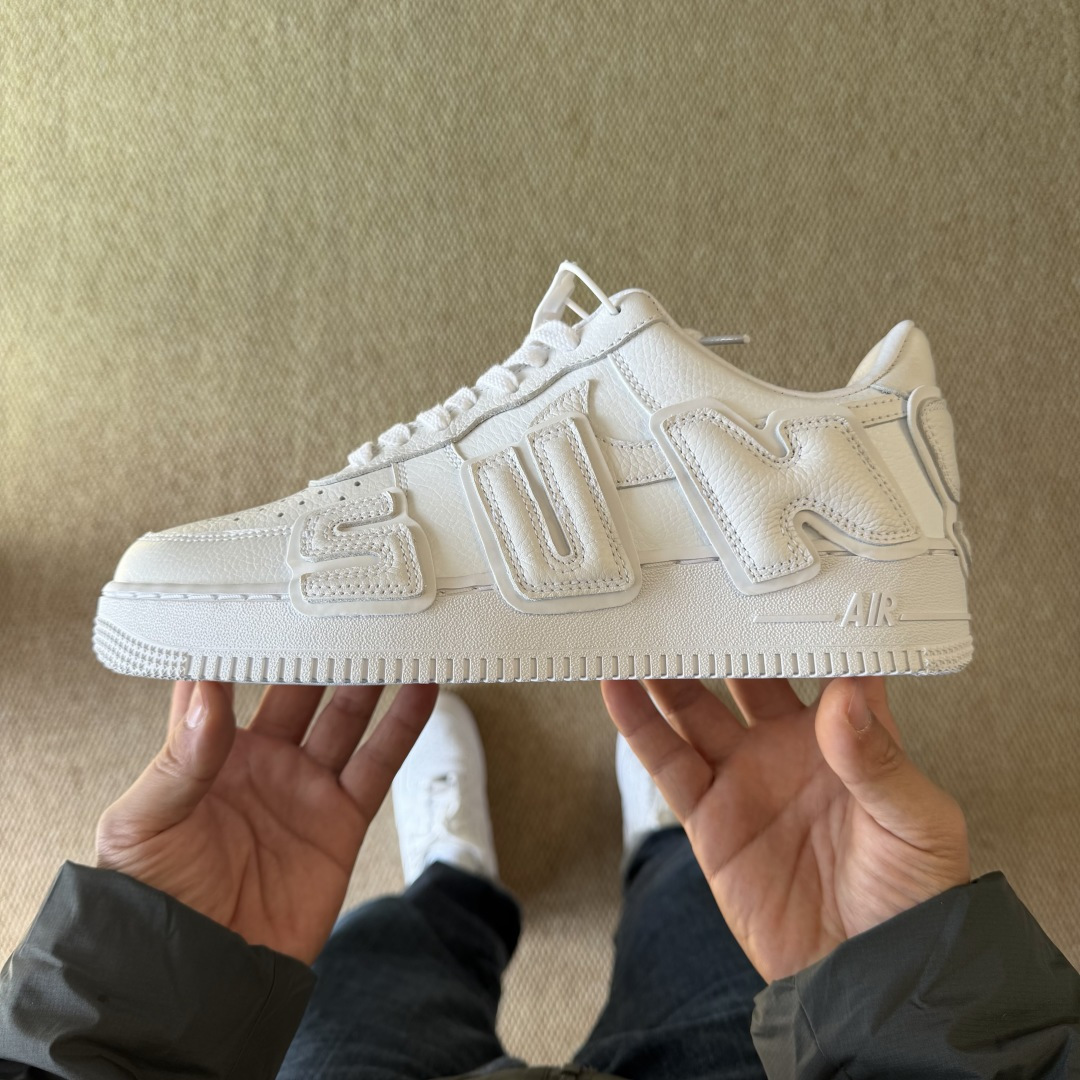 空军！第608色：CPFM联名纯白Nike Air Force 1 Low百分百原鞋开发！PT市场真正匠