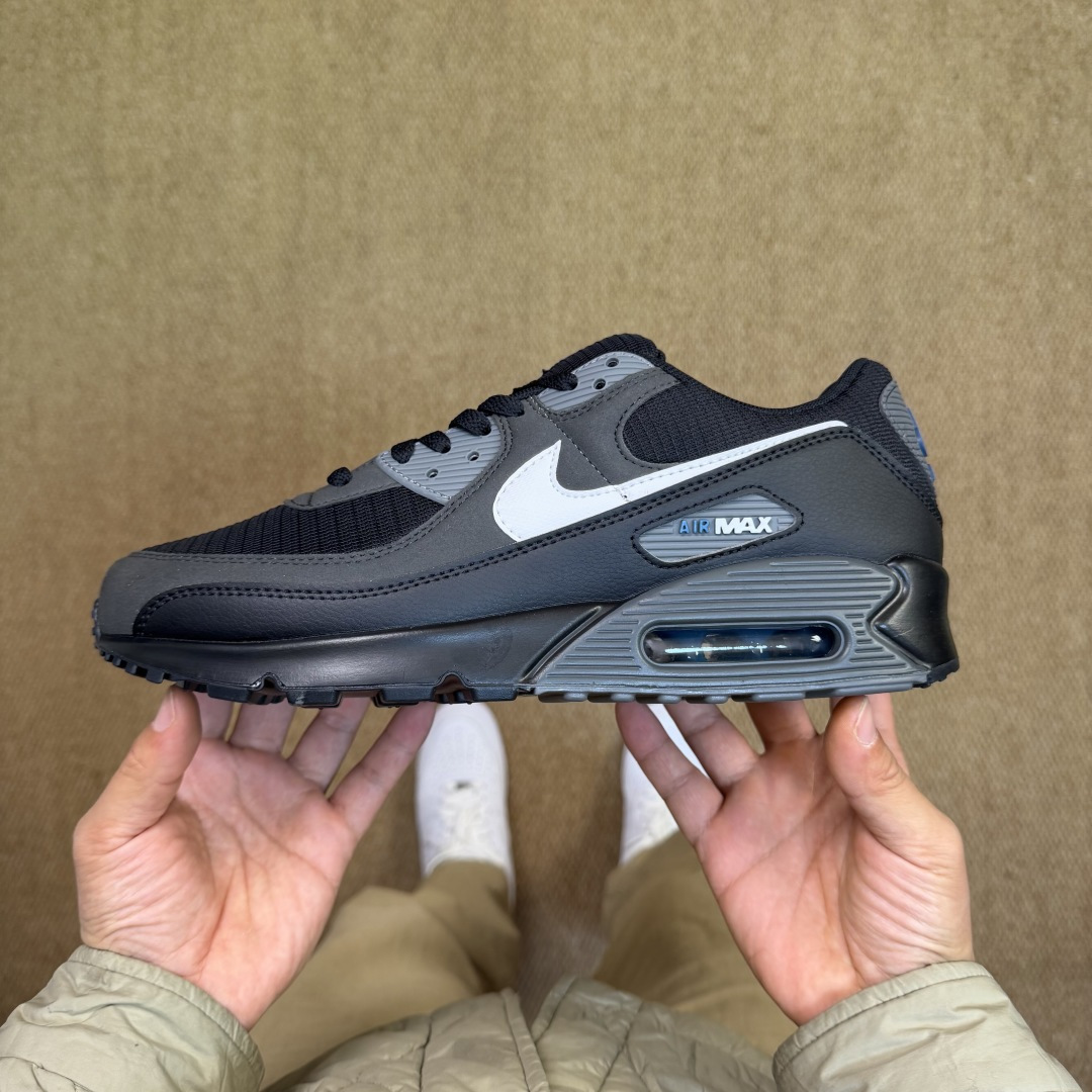Nike Air Max 90 低帮气垫跑鞋第9色:黑武士 货号：DR0145-002尺码：35 36 