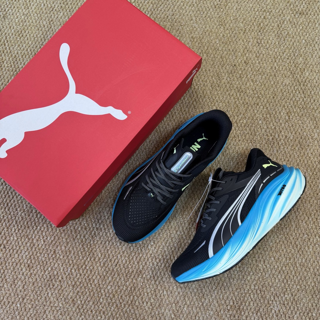 纯原 PUMA彪马 Magnify Nitro 3 跑鞋第7色:黑蓝货号：-06尺码：36-45带半码