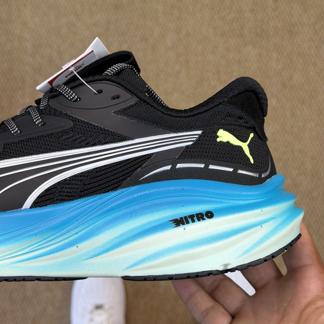 纯原 PUMA彪马 Magnify Nitro 3 跑鞋第7色:黑蓝货号：-06尺码：36-45带半码