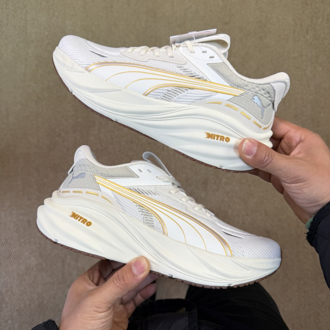 纯原 PUMA彪马 Magnify Nitro 3 跑鞋第8色:白金货号：-08尺码：36-45带半码