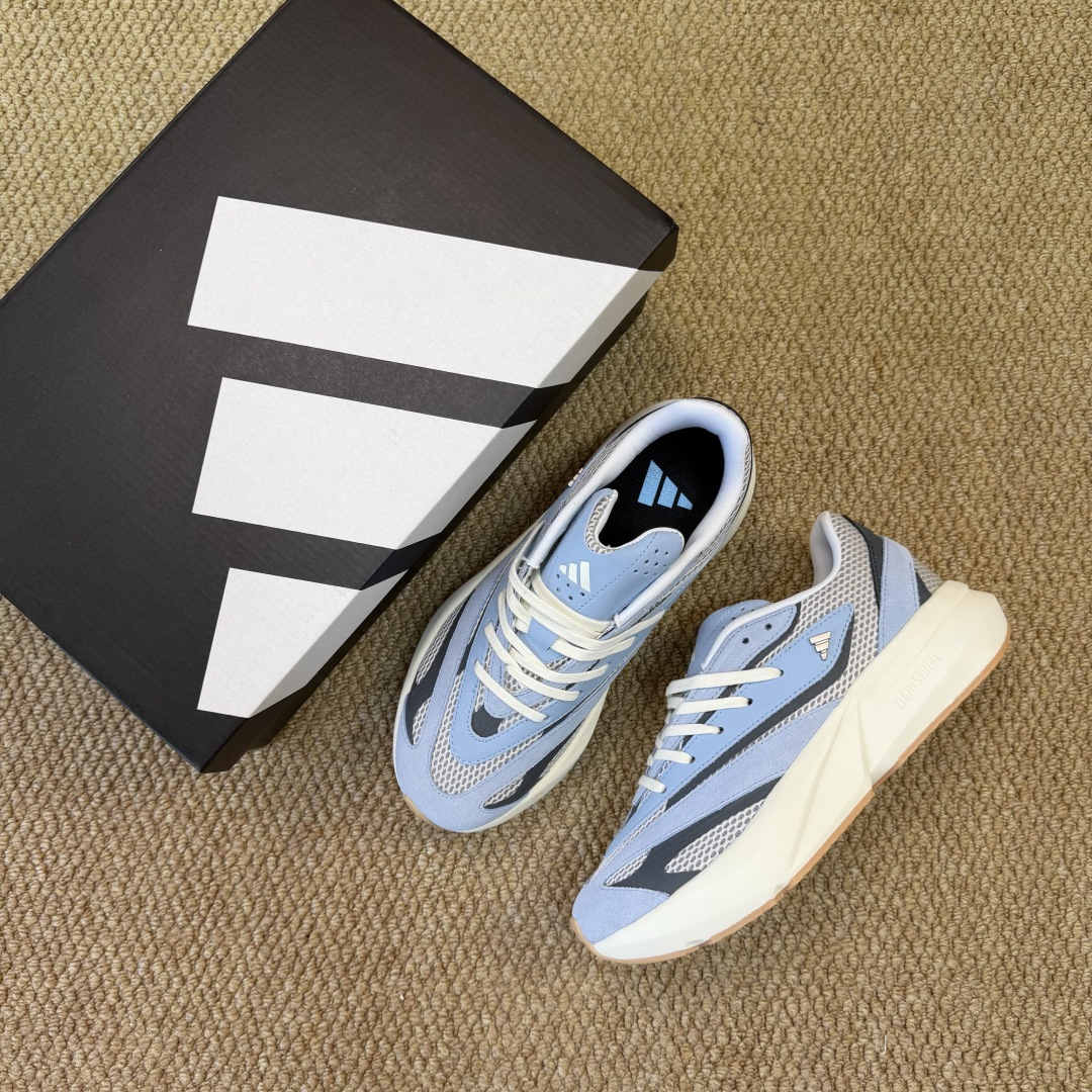 adidas LIGHTBLAZE 休闲鞋 第1色:蓝灰色货号：JQ9970 尺码：36-45带半码