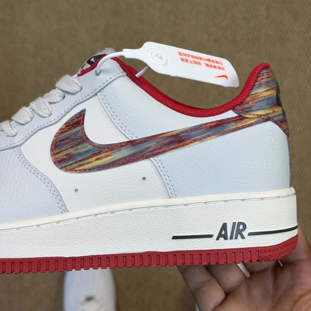 空军！第610色：马年限定-灰红Nike Air Force 1 Low百分百原鞋开发！PT市场真正匠心