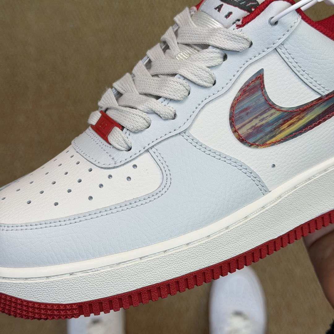空军！第610色：马年限定-灰红Nike Air Force 1 Low百分百原鞋开发！PT市场真正匠心