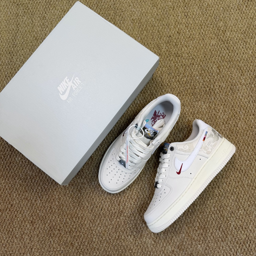 空军！第612色：马年限定-CNY脱缰刺绣Nike Air Force 1 Low百分百原鞋开发！PT市