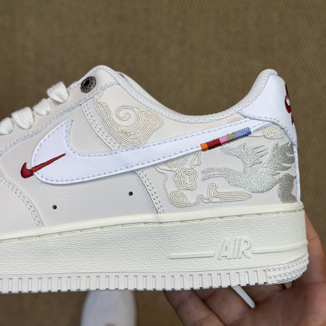 空军！第612色：马年限定-CNY脱缰刺绣Nike Air Force 1 Low百分百原鞋开发！PT市