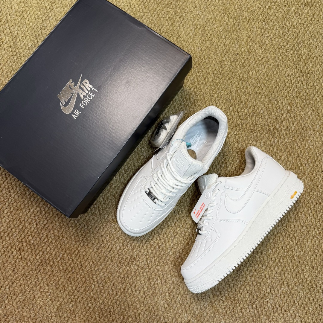 空军！第614色：Gore-Tex Vibram 纯白Nike Air Force 1 Low GTX防