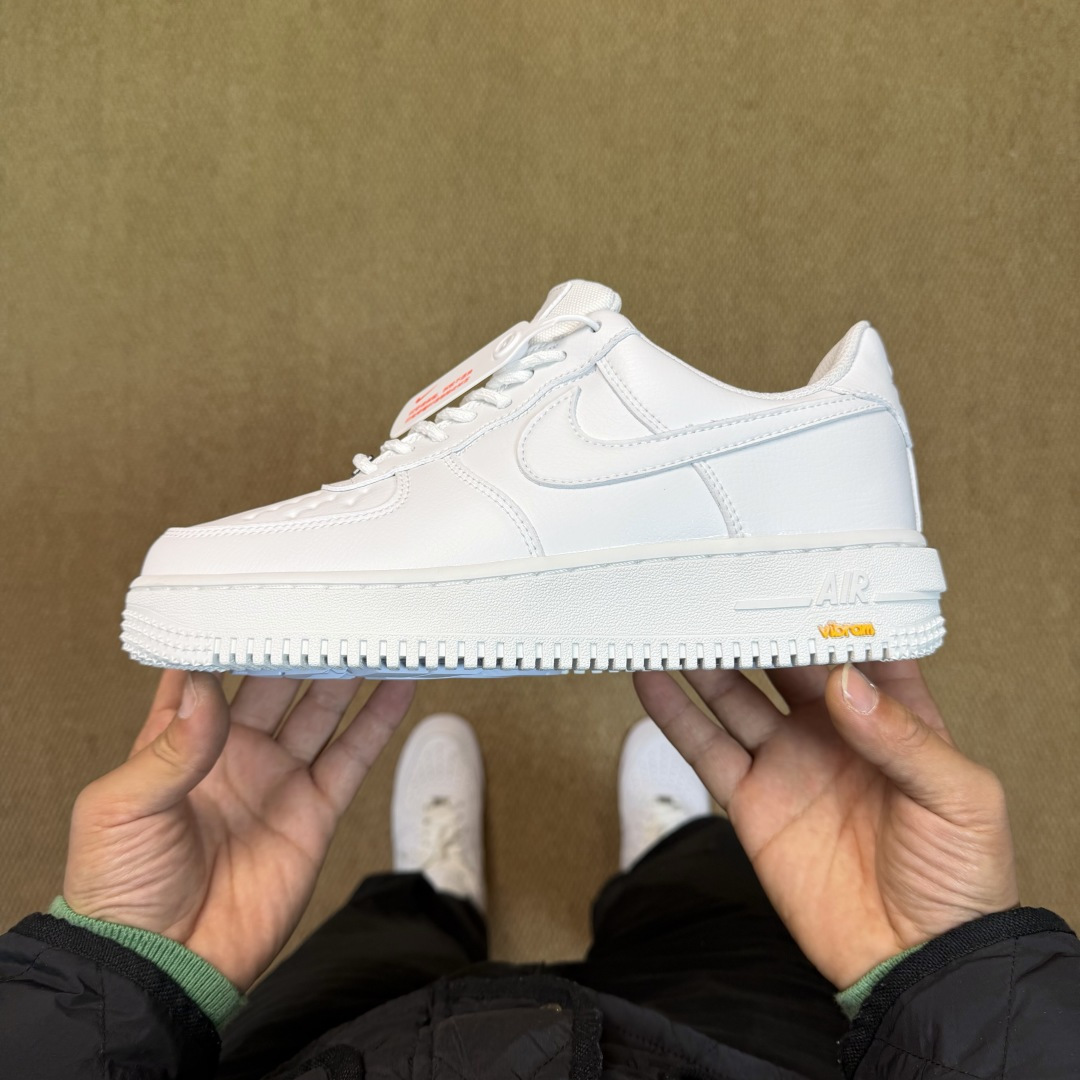 空军！第614色：Gore-Tex Vibram 纯白Nike Air Force 1 Low GTX防