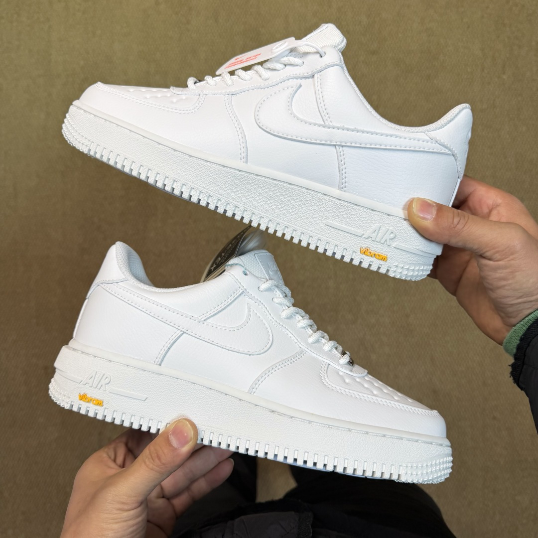 空军！第614色：Gore-Tex Vibram 纯白Nike Air Force 1 Low GTX防