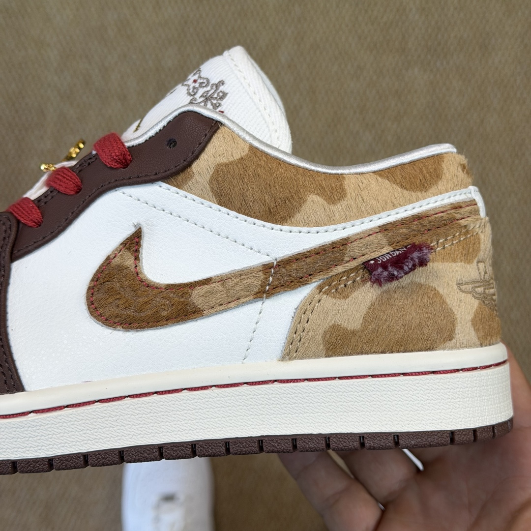 AJ1Low低帮 马年限定CNY马毛市售最强低帮 天花板品质！市面唯一正确版本 全鞋正品原材料IQ532