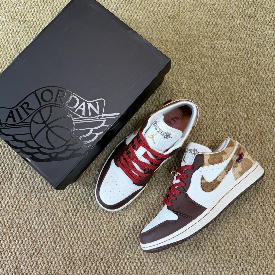 AJ1Low低帮 马年限定CNY马毛市售最强低帮 天花板品质！市面唯一正确版本 全鞋正品原材料IQ532