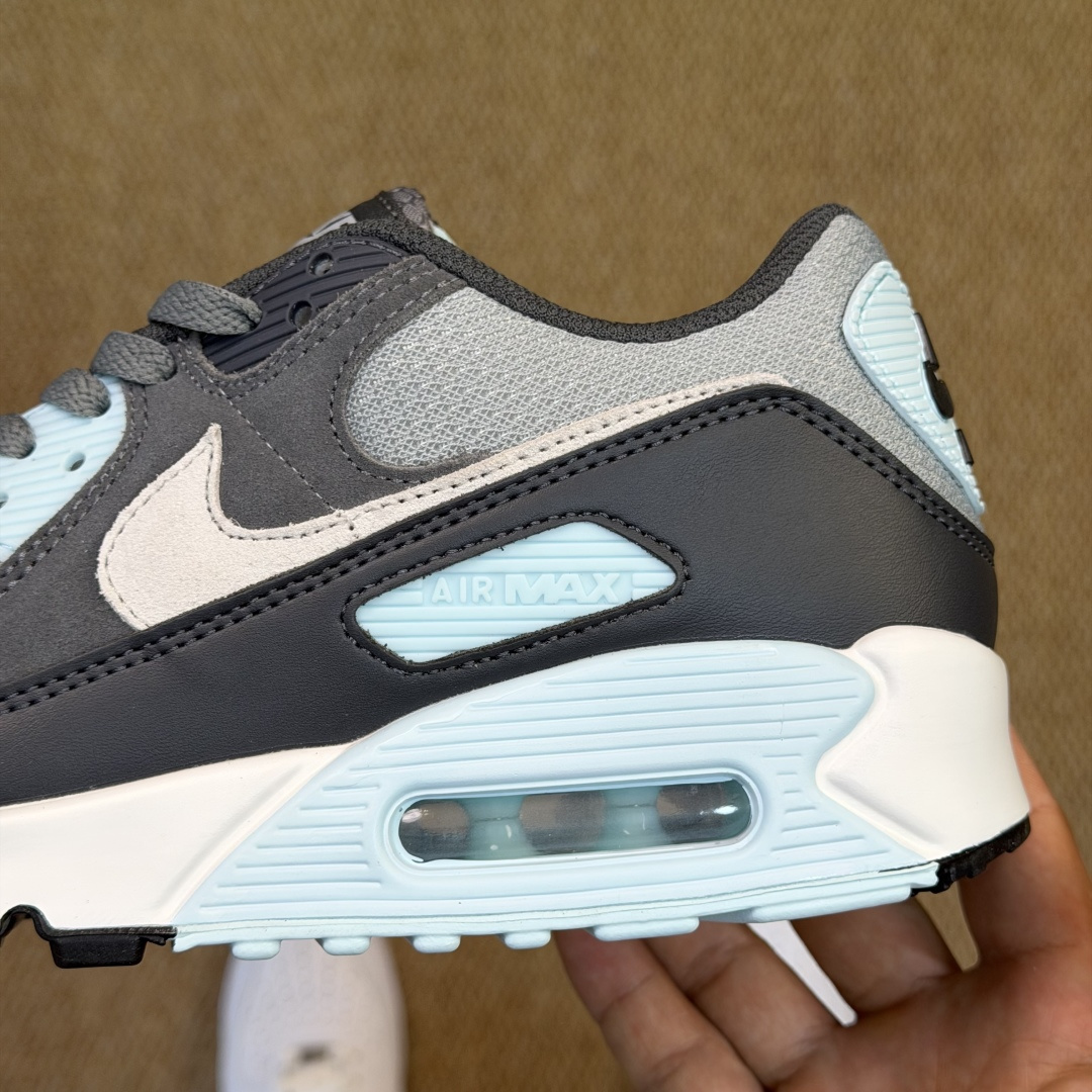 Nike Air Max 90 低帮气垫跑鞋max90 第12色:baby蓝 货号：DM0029-009