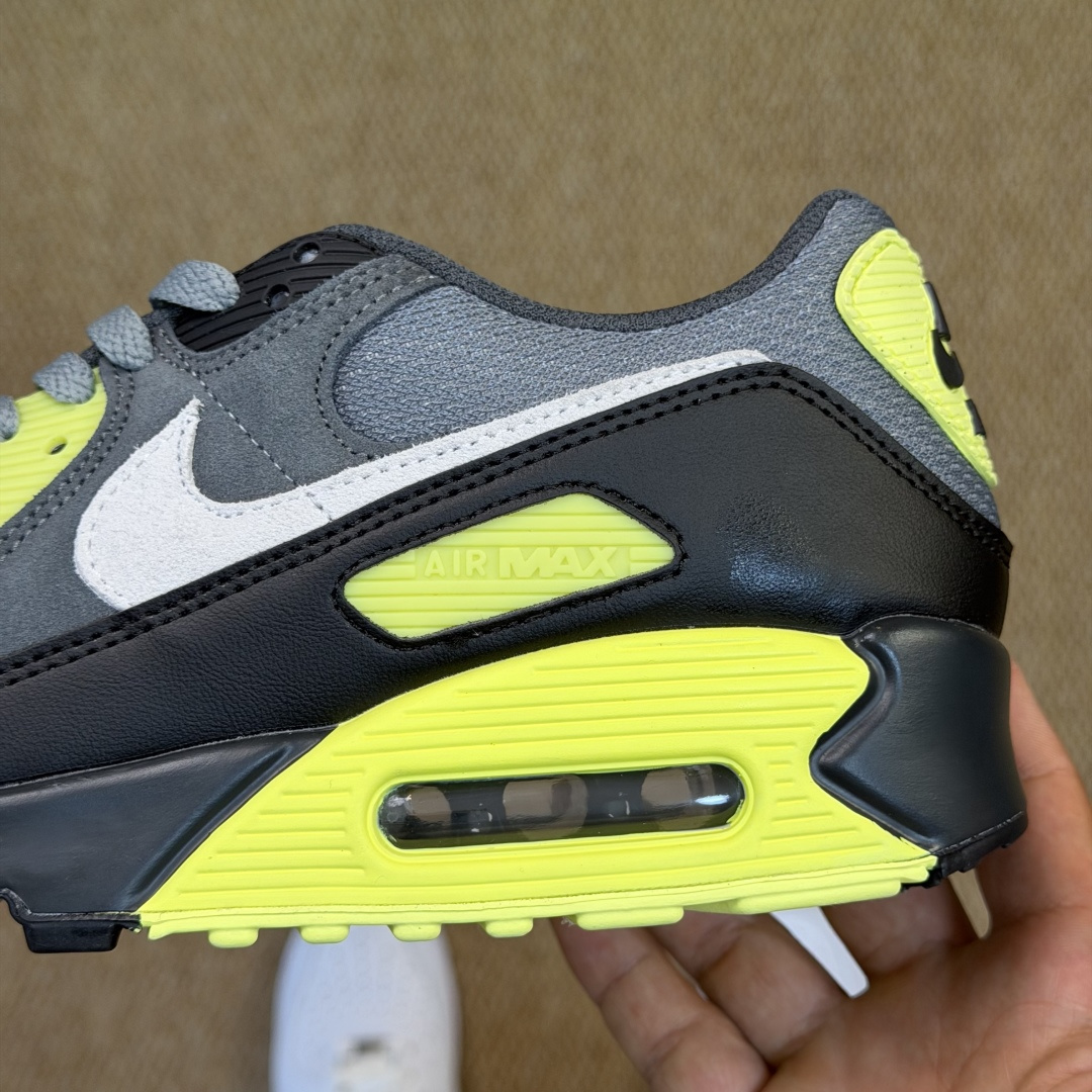 Nike Air Max 90 低帮气垫跑鞋max90 第13色:灰绿 货号：DM0029-012尺码：