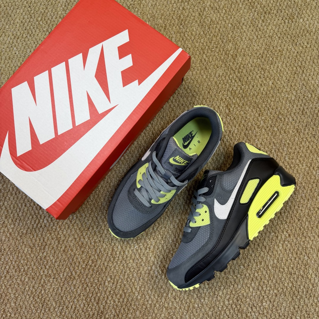 Nike Air Max 90 低帮气垫跑鞋max90 第13色:灰绿 货号：DM0029-012尺码：