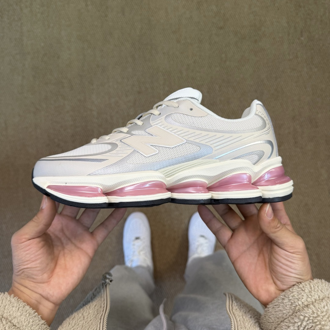 C版新百伦系列！nb2000第25色：白粉色无敌质感！最强版本36-46.5出货，行业标杆之作！货号：U