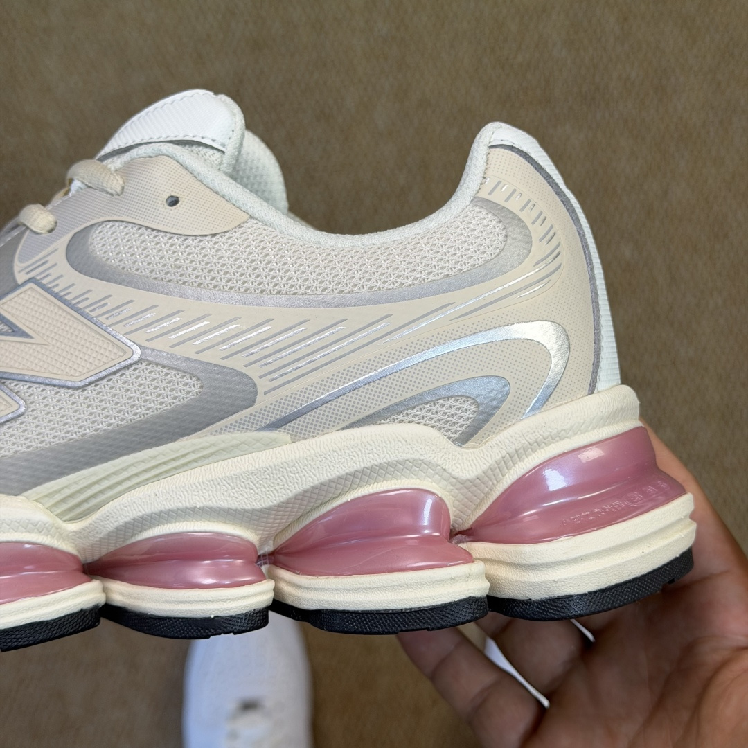 C版新百伦系列！nb2000第25色：白粉色无敌质感！最强版本36-46.5出货，行业标杆之作！货号：U