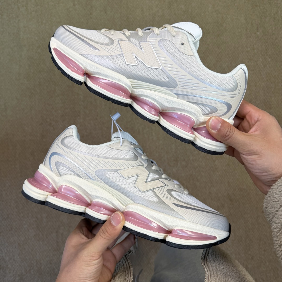 C版新百伦系列！nb2000第25色：白粉色无敌质感！最强版本36-46.5出货，行业标杆之作！货号：U