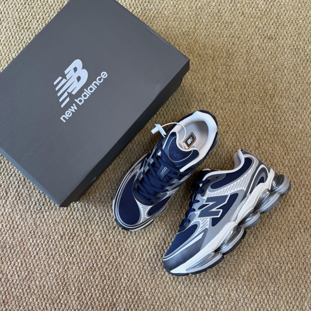 C版新百伦系列！nb2000第26色：灰蓝色无敌质感！最强版本36-46.5出货，行业标杆之作！货号：U