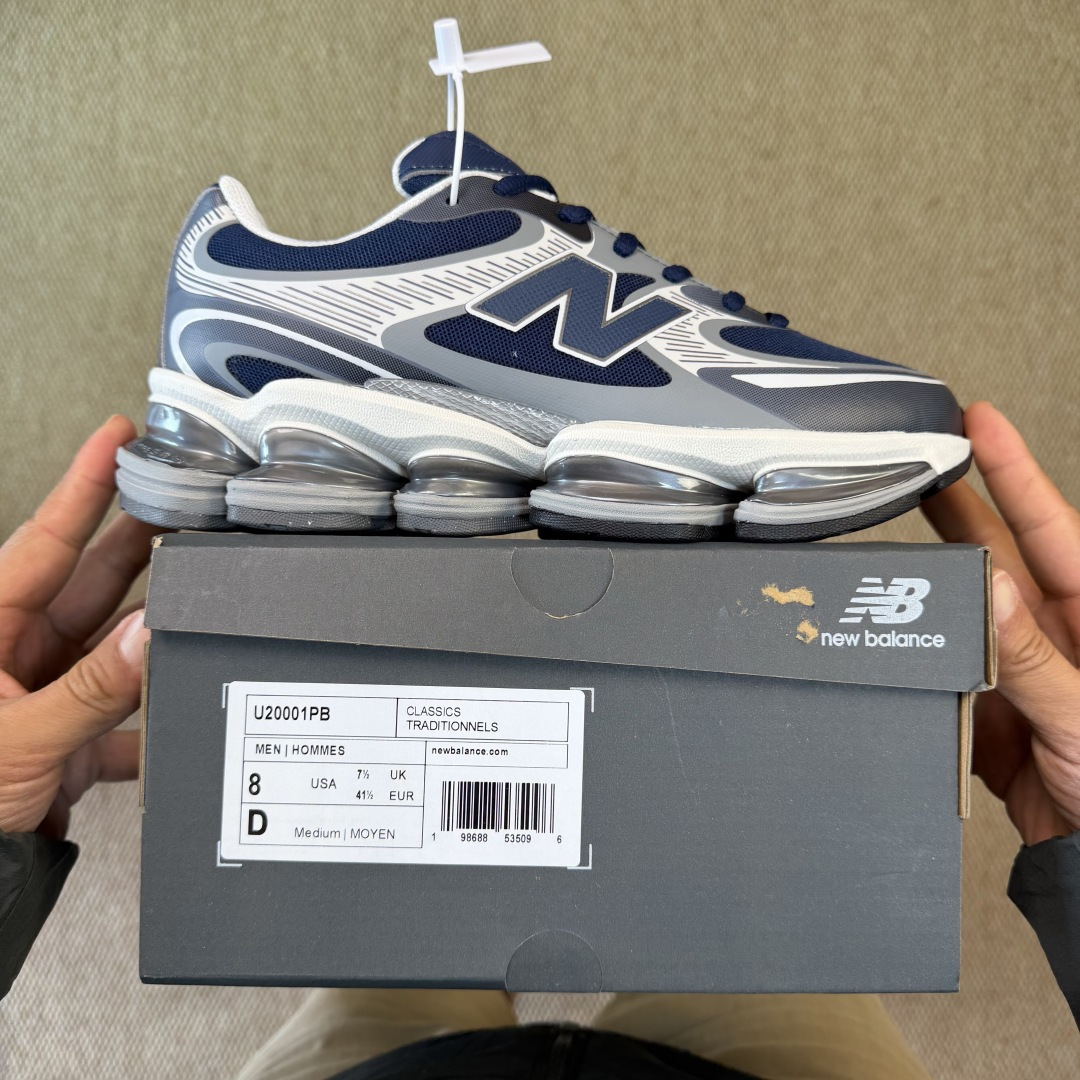 C版新百伦系列！nb2000第26色：灰蓝色无敌质感！最强版本36-46.5出货，行业标杆之作！货号：U