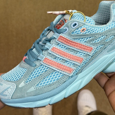 联名粉蓝贵20! G版 阿迪Cusion 3 系列休闲鞋 第2色: UNheardof x adidas origin 联名粉蓝贵20! G版 阿迪Cusion 3 系列休闲鞋 第2色: UNheardof x adidas origin