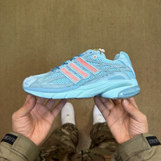 联名粉蓝贵20! G版 阿迪Cusion 3 系列休闲鞋 第2色: UNheardof x adidas origin 联名粉蓝贵20! G版 阿迪Cusion 3 系列休闲鞋 第2色: UNheardof x adidas origin