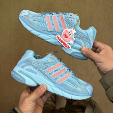 联名粉蓝贵20! G版 阿迪Cusion 3 系列休闲鞋 第2色: UNheardof x adidas origin 联名粉蓝贵20! G版 阿迪Cusion 3 系列休闲鞋 第2色: UNheardof x adidas origin
