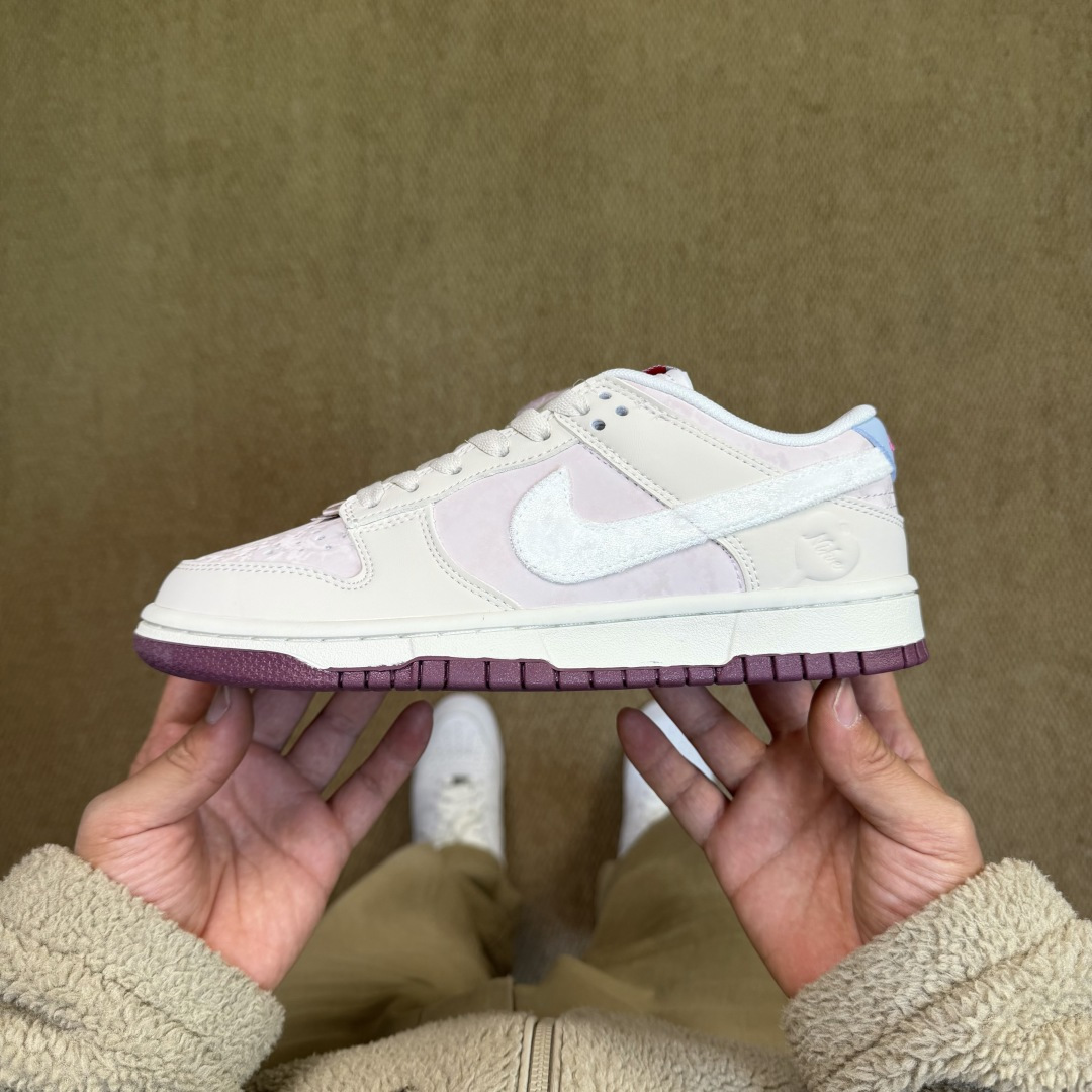 主推纯原订单！dunk情人节限定米粉Nike Dunk Low 
