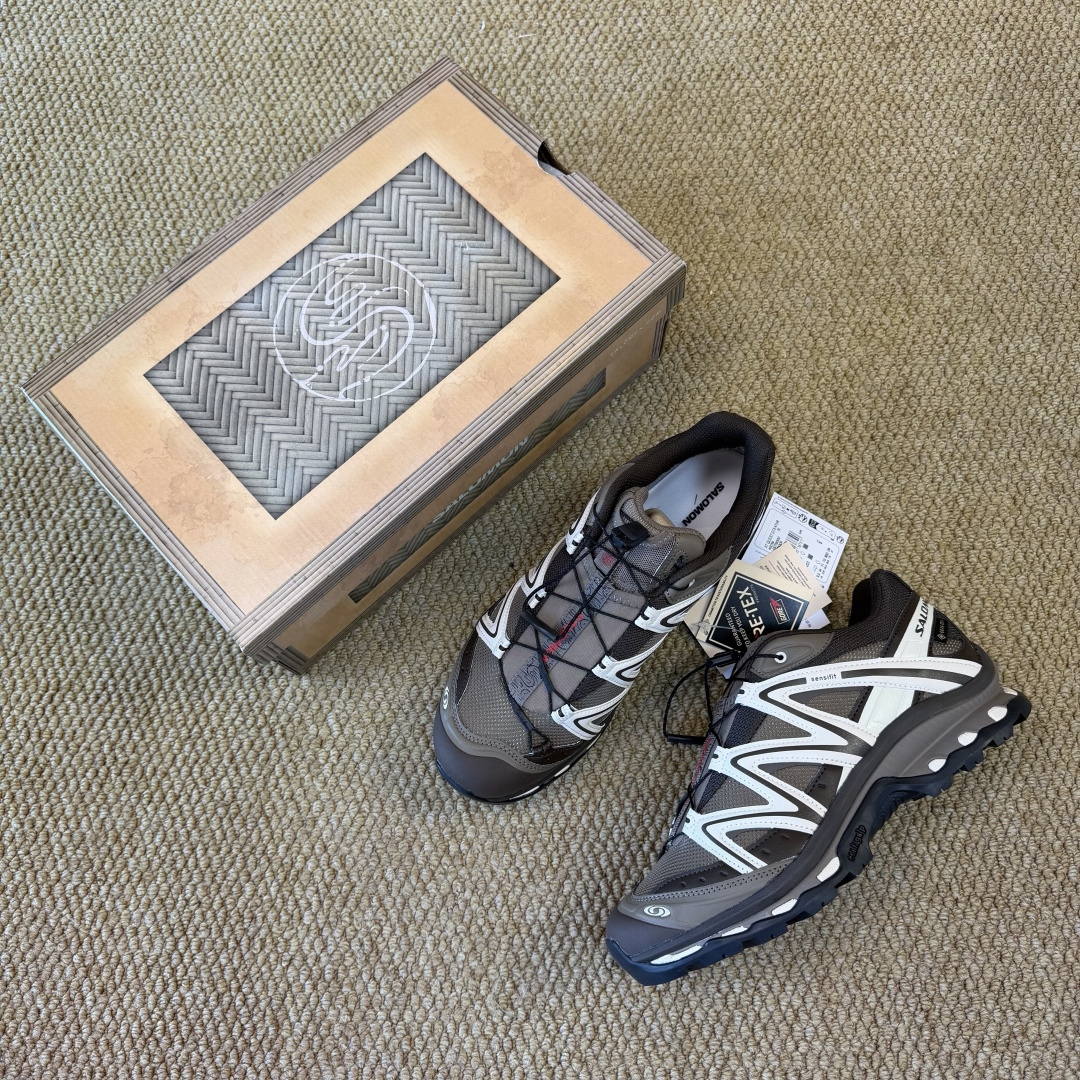 SALOMON萨洛蒙 CNY马年限定-茶马古道 XT-QUEST GTX ATHR 户外越野跑步鞋 盐井