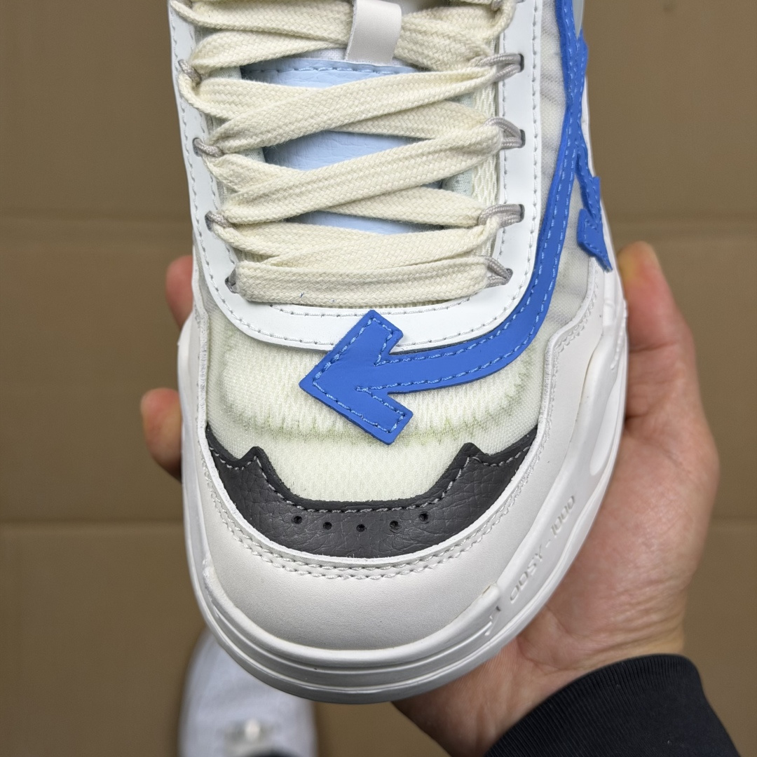 OW解构跑步鞋 OFF-WHITE ODSY -1000老爹风高端产物 原鞋购入 细节拉满 ①由全新磨具