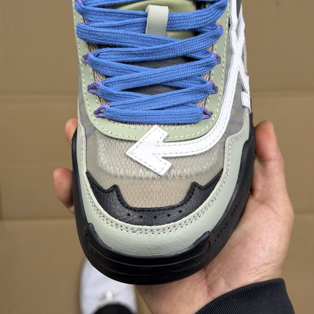OW解构跑步鞋 OFF-WHITE ODSY -1000老爹风高端产物 原鞋购入 细节拉满 ①由全新磨具