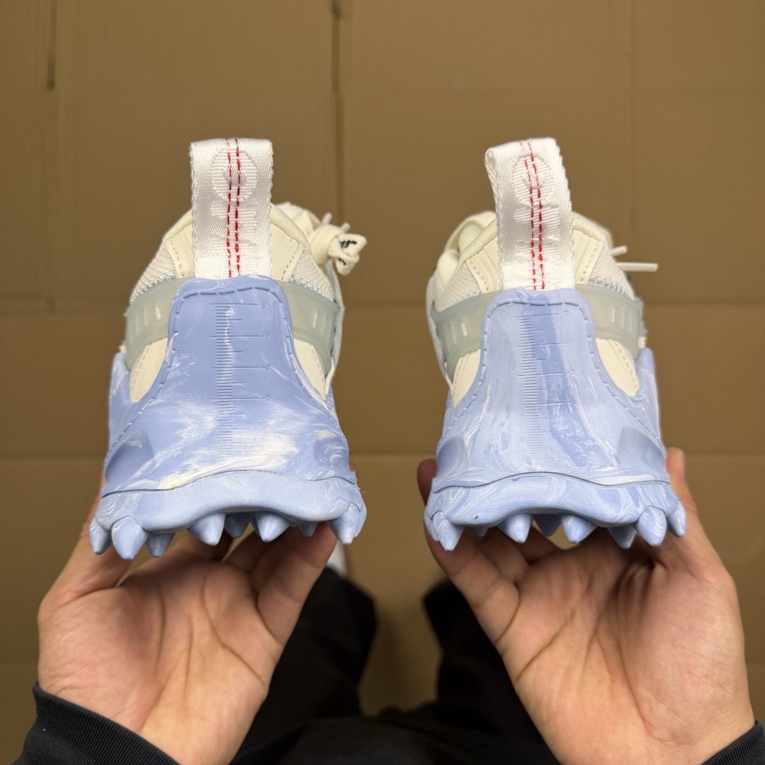 OW解构跑步鞋 OFF-WHITE ODSY -1000老爹风高端产物 原鞋购入 细节拉满 ①由全新磨具