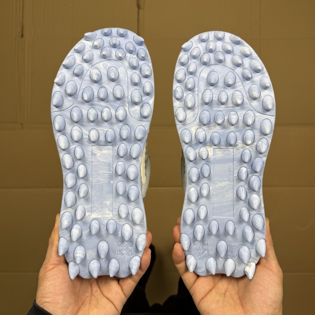 OW解构跑步鞋 OFF-WHITE ODSY -1000老爹风高端产物 原鞋购入 细节拉满 ①由全新磨具