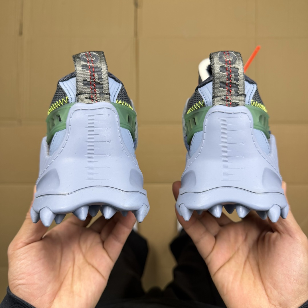 OW解构跑步鞋 OFF-WHITE ODSY -1000老爹风高端产物 原鞋购入 细节拉满 ①由全新磨具