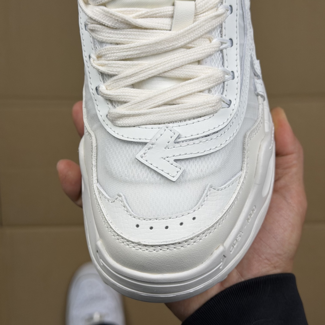 OW解构跑步鞋 OFF-WHITE ODSY -1000老爹风高端产物 原鞋购入 细节拉满 ①由全新磨具