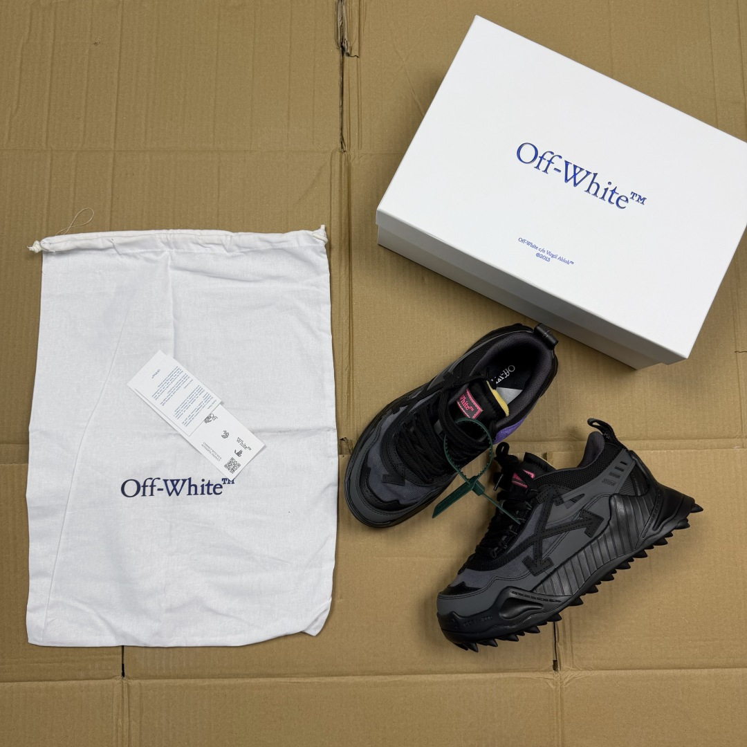 OW解构跑步鞋 OFF-WHITE ODSY -1000老爹风高端产物 原鞋购入 细节拉满 ①由全新磨具