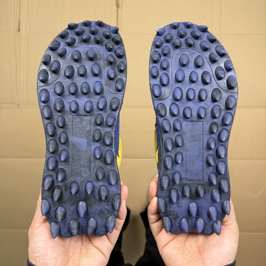 OW解构跑步鞋 OFF-WHITE ODSY -1000老爹风高端产物 原鞋购入 细节拉满 ①由全新磨具