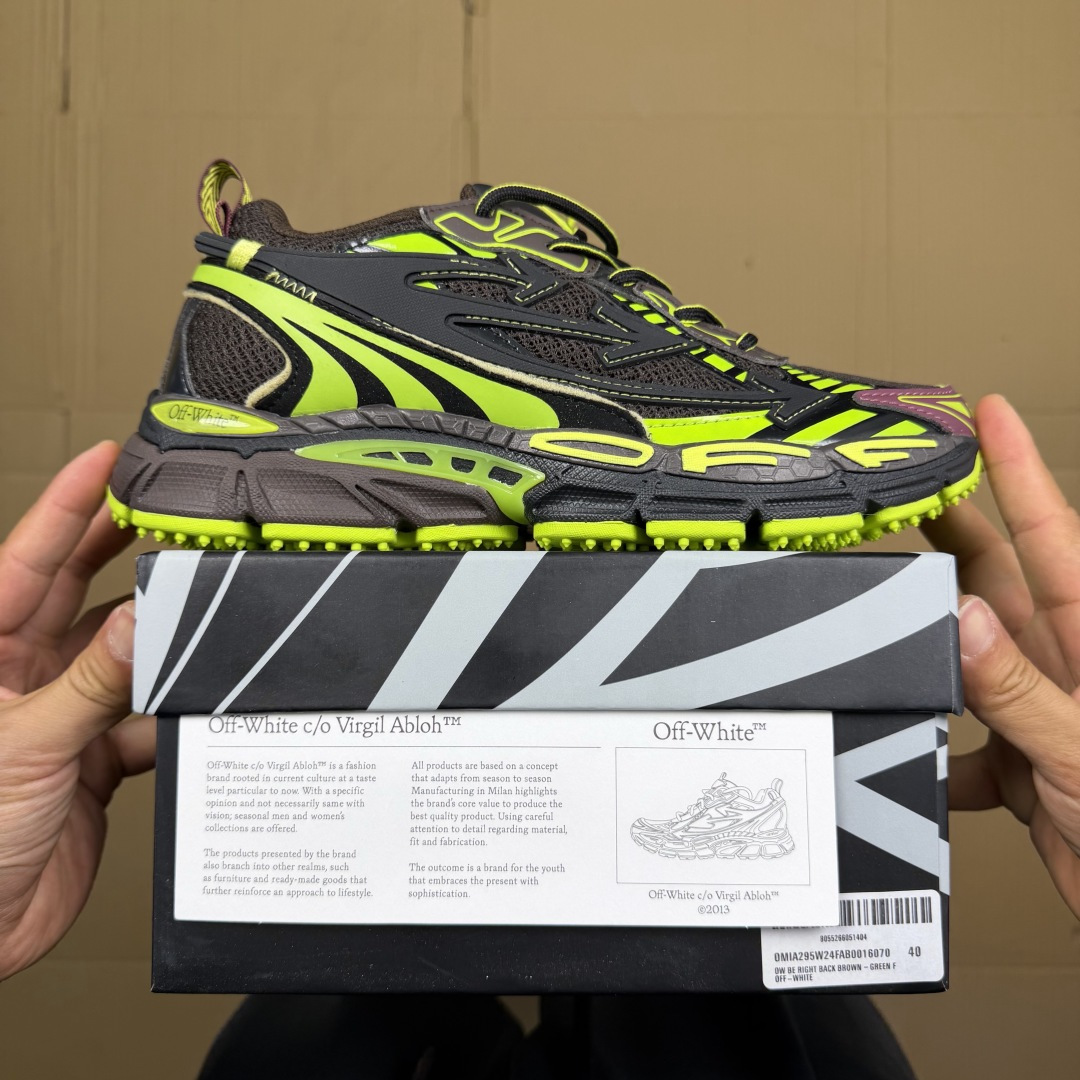 OW解构休闲跑鞋/复古老爹鞋 46色！OFF-WHITE Be Right Back 工艺很复杂！010