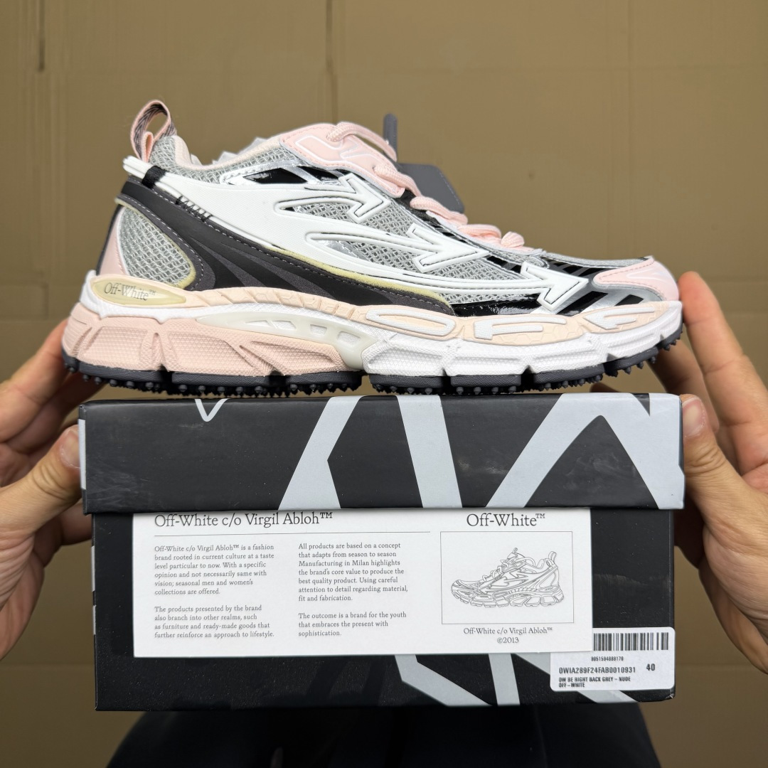 OW解构休闲跑鞋/复古老爹鞋 46色！OFF-WHITE Be Right Back 工艺很复杂！010