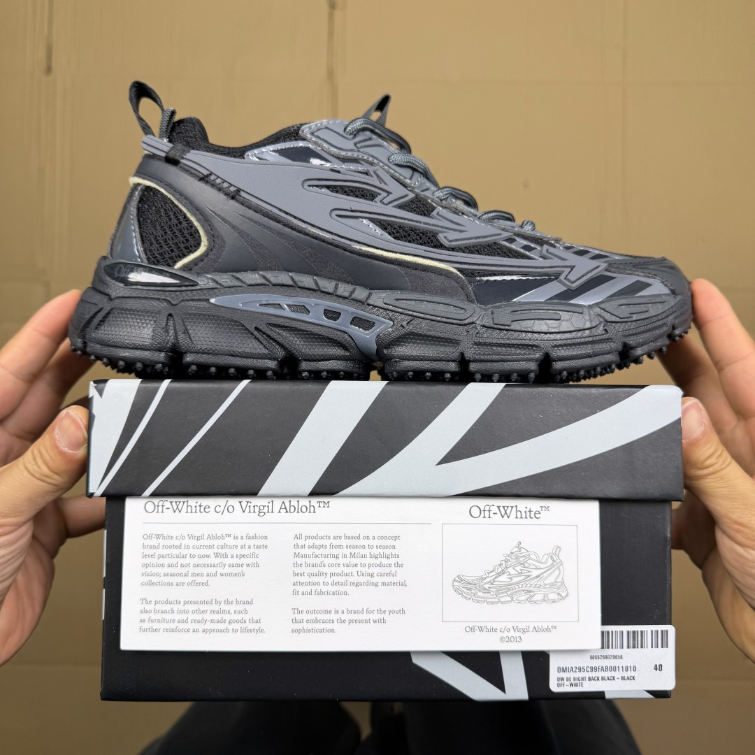 OW解构休闲跑鞋/复古老爹鞋 46色！OFF-WHITE Be Right Back 工艺很复杂！010