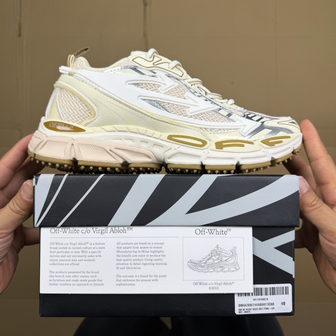 OW解构休闲跑鞋/复古老爹鞋 46色！OFF-WHITE Be Right Back 工艺很复杂！010
