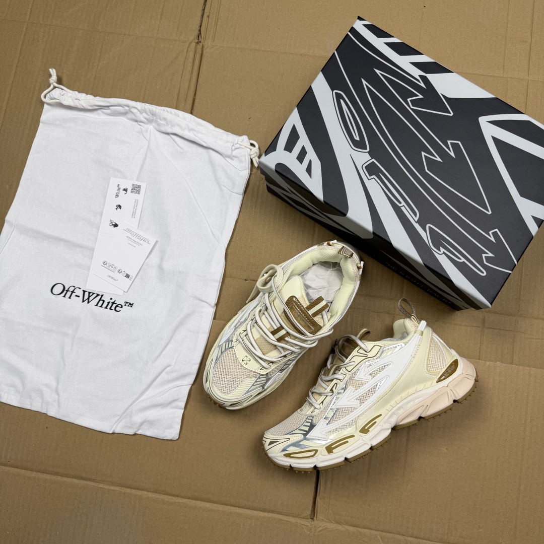 OW解构休闲跑鞋/复古老爹鞋 46色！OFF-WHITE Be Right Back 工艺很复杂！010