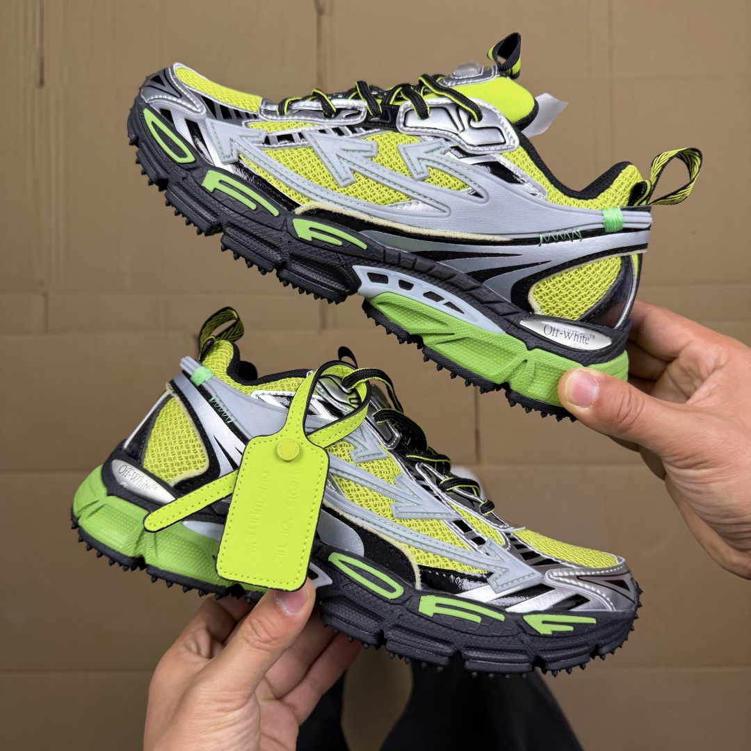 OW解构休闲跑鞋/复古老爹鞋 46色！OFF-WHITE Be Right Back 工艺很复杂！010